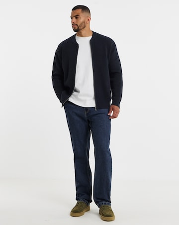 Fisherman Chunky Knitted Bomber