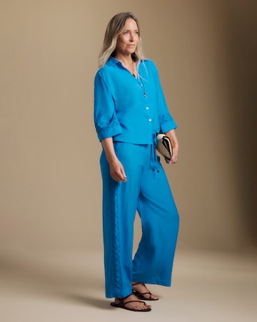 Julipa Petite Crochet Trim Trouser