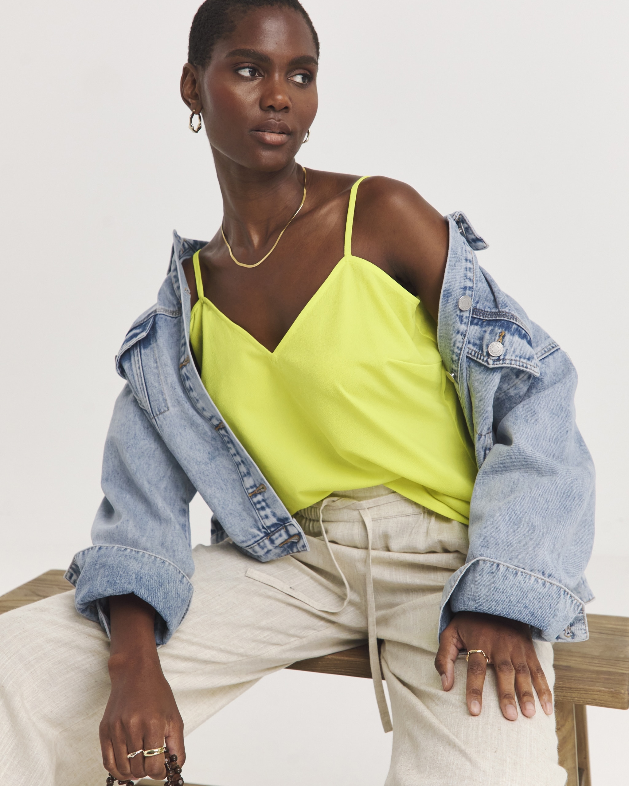 Woman wearing JD Williams clothing