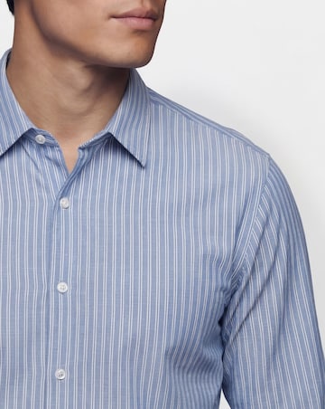 Long Sleeve Poplin Stripe Shirt Long