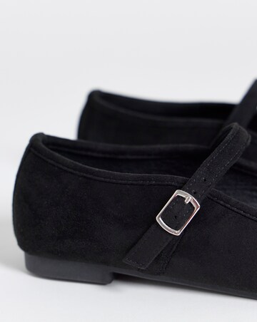 Sophia Mary Jane Flat Shoes - Wide Fit (E)
