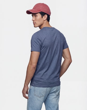 Denim Marl Crew Neck T-Shirt Long