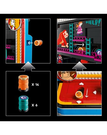 LEGO Donkey Kong Arcade Building Set 72051