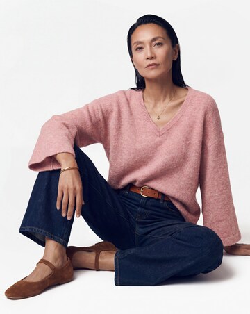 Anthology V Neck Half Sleeve Jumper
