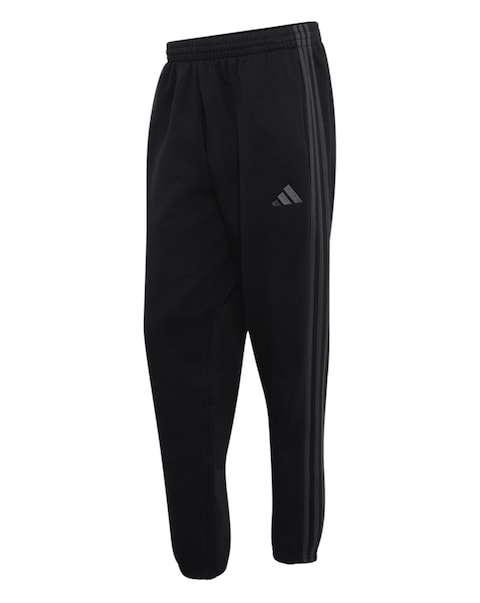 adidas 3 Stripes Fleece Cuffed Joggers