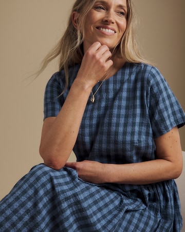 Julipa Gathered Neck Midi Dress