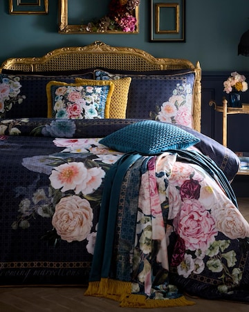 Laurence Llewelyn-Bowen Bouquet List Filled Cushion