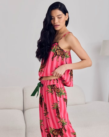 Chelsea Peers Cami and Capri Length Bottoms, Cheesecloth