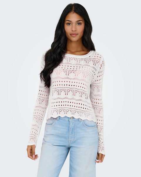 JDY Sun Lay Boatneck Knitted Jumper