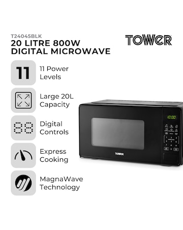 Tower 20L 800W Microwave