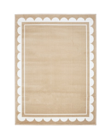 Maestro Scalloped Border Rug