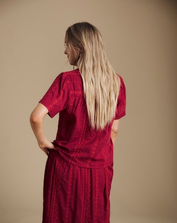 Julipa Embroidered Cotton Blouse