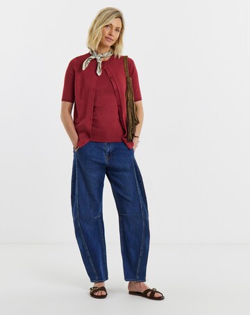 Short Sleeve Cardigan And Vest Twinset