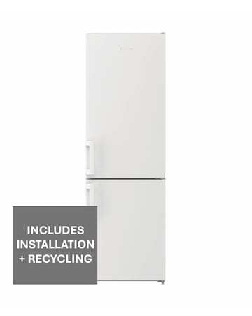 Indesit IKNS 1261 W4UK 60/40 Fridge Freezer - White + Install