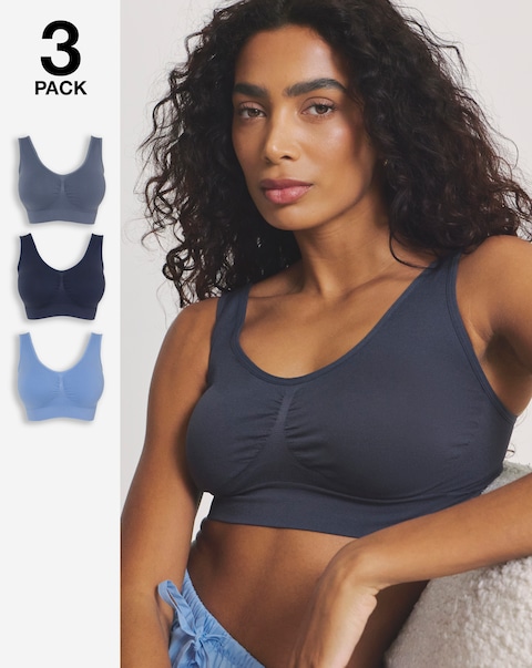 Pretty Secrets (3 Pack) Comfort Tops (Fits A-D)