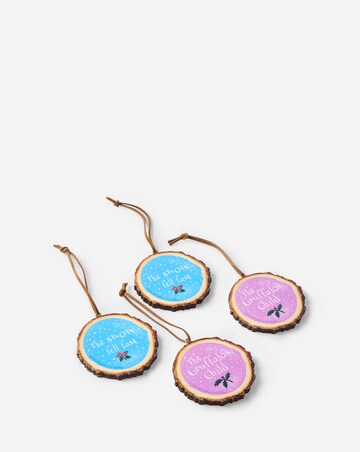 Gisela Graham Gruffalo's Child Wooden Hanging Decorations - Set of 4
