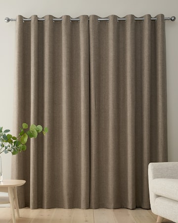 Bianca Chenille Stripe Curtains