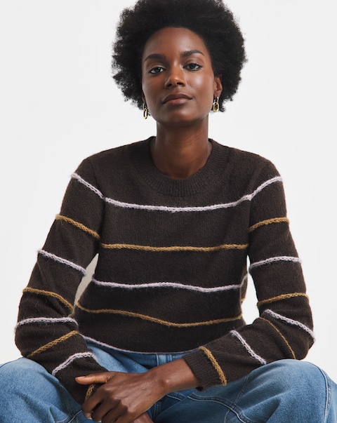 JDY Stripe Knitted Jumper