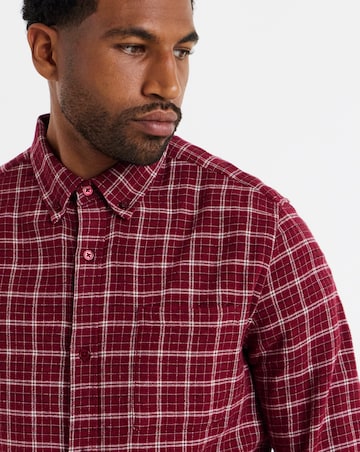 Long Sleeve Check Flannel Shirt