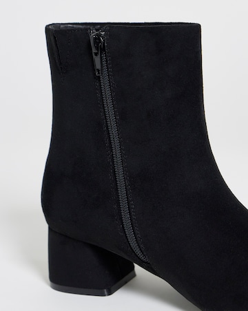 Carmella Block Heel Ankle Boots - Extra Wide Fit (EEE)