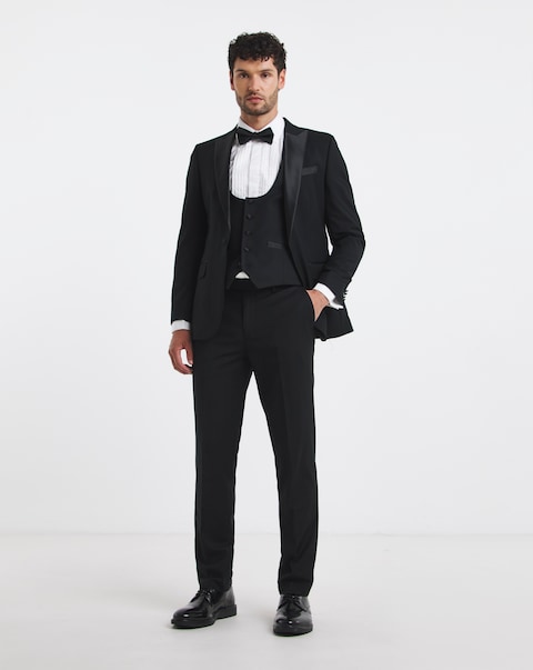 Premium Textured Tuxedo Trouser