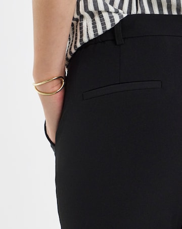 Black Tailored Bootcut Trousers