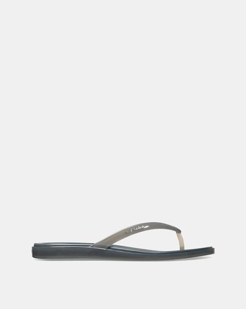 Crocs Carbon Miami Jelly Round Toe Flip - Standard Fit
