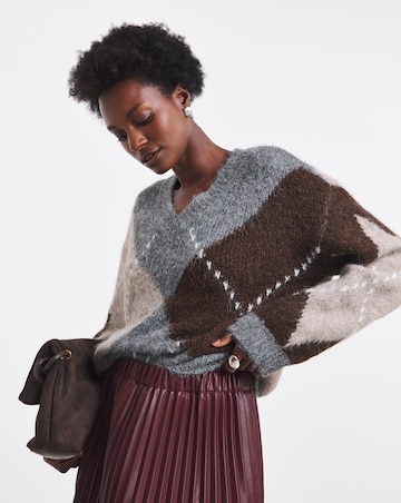 JdY Argyle Knitted Jumper