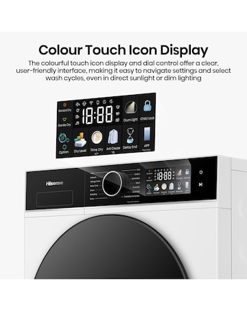 Hisense 3i 9kg KitchenFit Heat Pump Dryer White