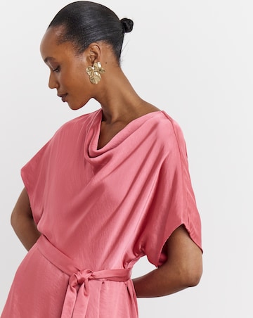 Joanna Hope Cowl Neck Dress