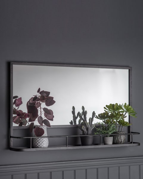 Gallery Emerson Overmantel Mirror With Shelf