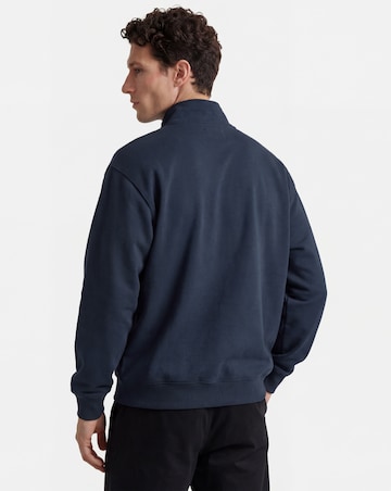Full Zip Funnel Neck Sweatshirt Long