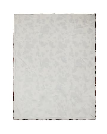 Fusion Cow Print Faux Fur Bedspread