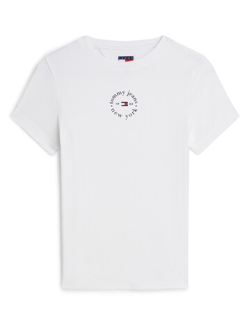 TOMMY JEANS SLIM LOGO RIB TEE