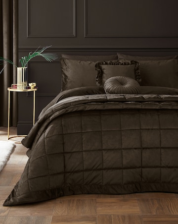 Catherine Lansfield Kingsley Matt Velvet Duvet Set