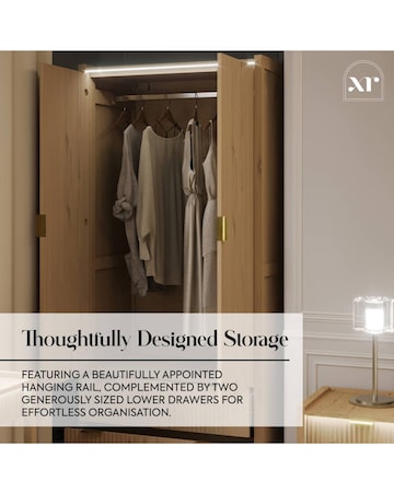 XR Living Dakota Wardrobe With App Control Lights