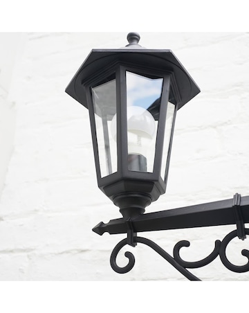 ValueLights Mayfair 2.2m IP44 Wired Outdoor Lamp Post Lights - Bulbs Included
