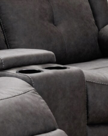 Victor Manual Recliner 2 Seater Sofa with Console