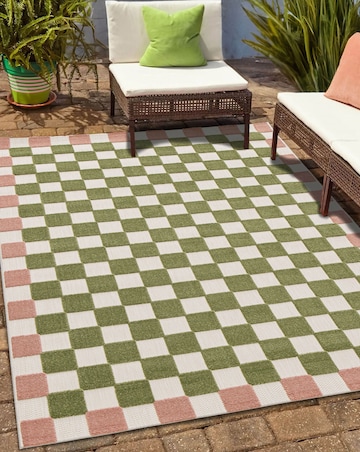 Zouk Checkerboard Indoor/Outdoor Rug