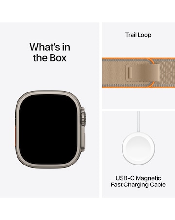 Apple Watch Ultra 4 GPS + Cellular 49mm - Natural Titanium/Sand Trail Loop - M/L