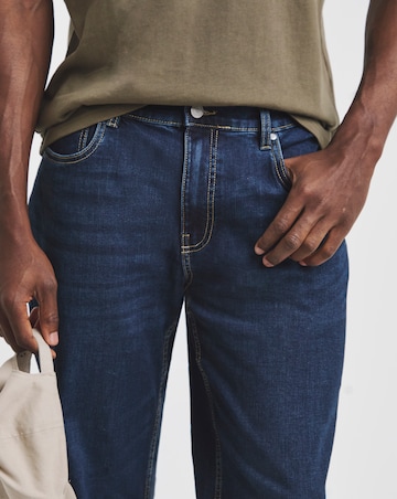 Loose Fit Stretch Jeans Darkwash