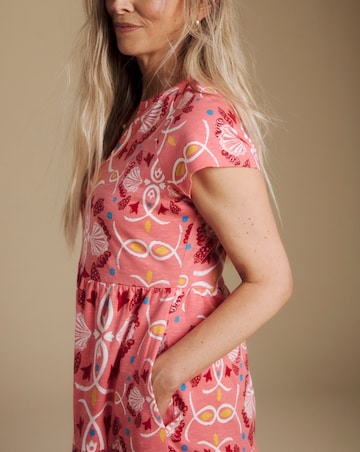 Julipa Tiered Cotton Midi Dress