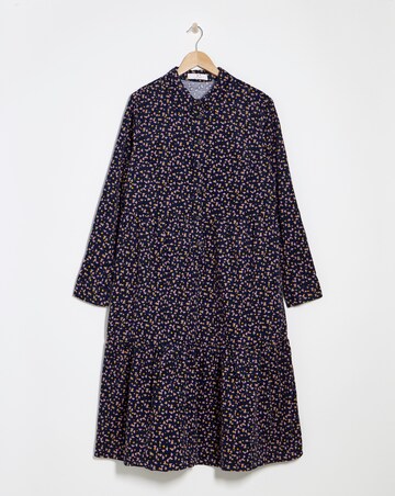 Julipa Printed Cord Shirt Dress