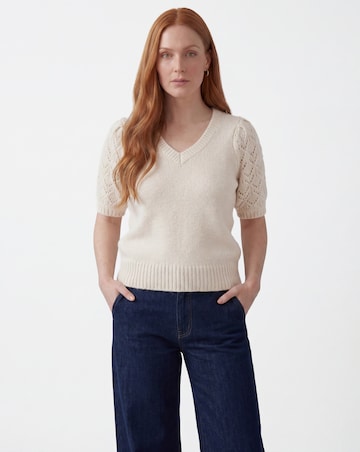 Oatmeal Short Sleeve Jumper