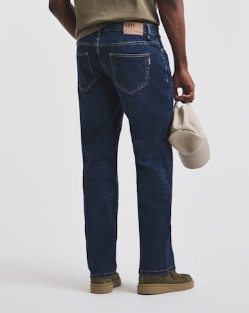 Loose Fit Stretch Jeans Darkwash