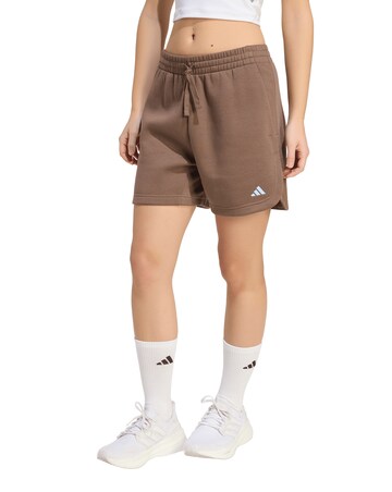 adidas 3 Stripe Studio Fleece Sweat Short