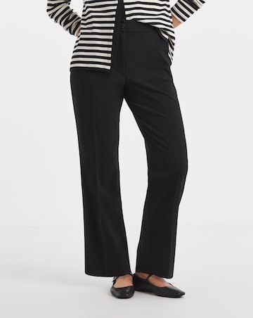 Tailored Straight Leg Trousers with stretch
