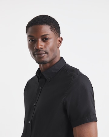 Short Sleeve Oxford Shirt Long Length