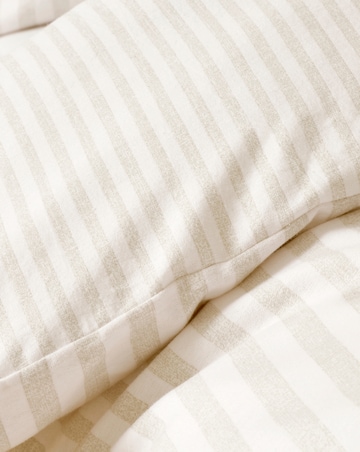 Catherine Lansfield Brushed Stripe Duvet Cover Set