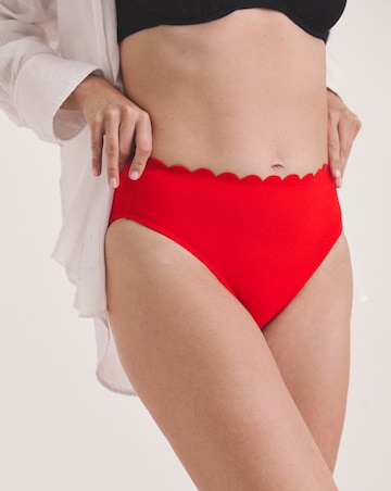 MAGISCULPT Contour Me Scalloped Edge High Waist Bikini Bottoms